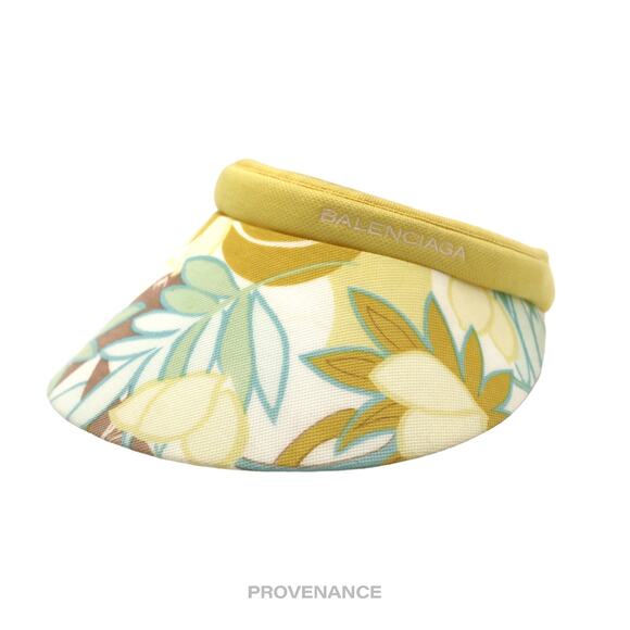 🔴 Balenciaga Logo Golf Visor - Floral - Picture 2 of 6